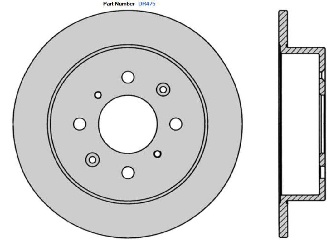 Protex DR475 Ultra Standard Brake Rotors (239 mm)